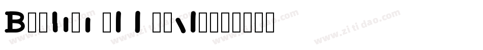 Bookman Old Style字体转换